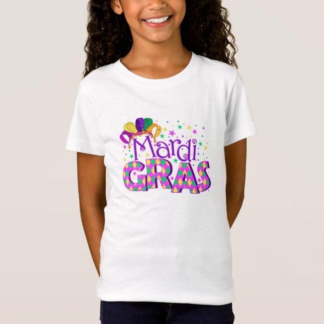 Mardi Gras skjorta T-shirt (Framsida)
