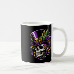 Mardi Gras Skull Witch Doktor New Orleans Manar Wo Kaffemugg