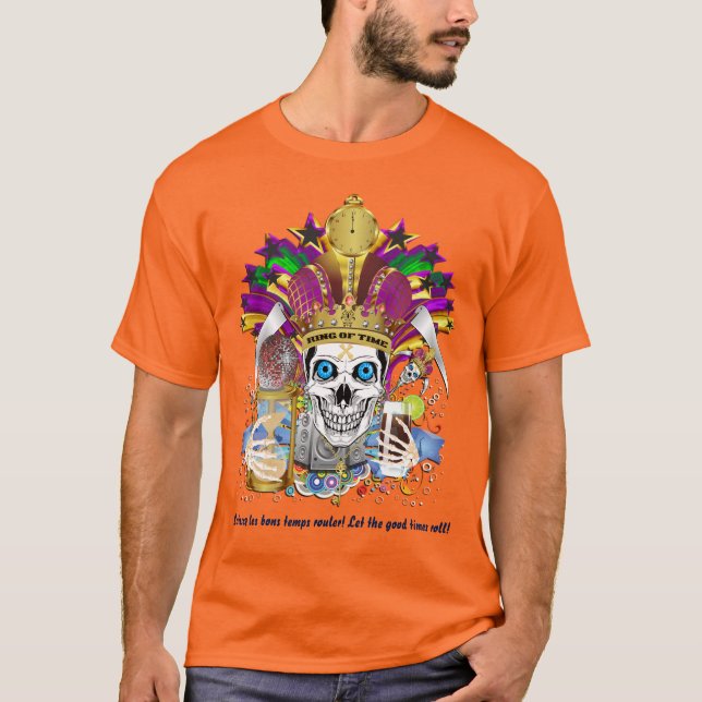 Mardi Gras som kungen av Time 1 manar beskådar, Tee Shirt (Framsida)