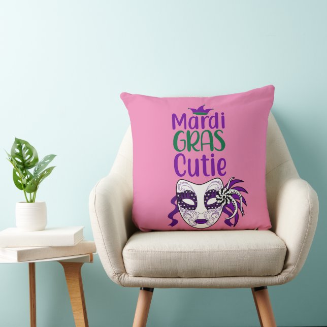 Mardi Gras Sötnos Kastkudde Kudde (Stol)