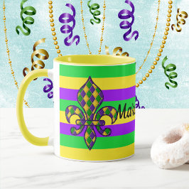 Mardi Gras Souvenir Coffee Mugg Tea Kopp