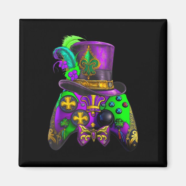 Mardi Gras-spelkontroller E-sport för barn  Magnet (Framsidan)
