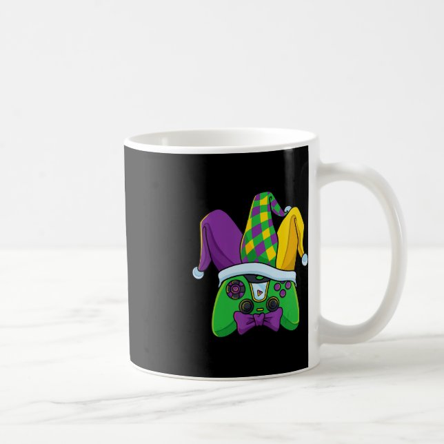 Mardi Gras-spelkontroller Jester-hatt Kostym Kaffemugg (Höger)