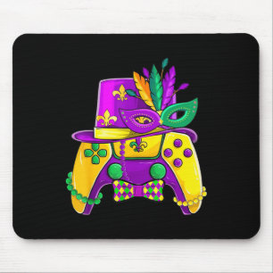 Mardi Gras-spelkontroller Jester-hatt Kostym Musmatta