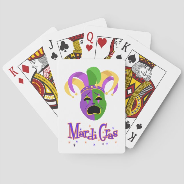 Mardi Gras-spelkort Casinokort (Baksidan)