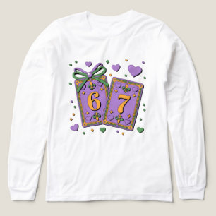Mardi Gras-spelkort Six Seven-kortlek T Shirt