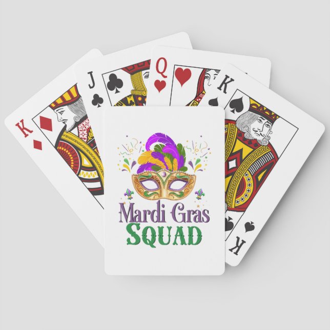 Mardi Gras Squad Casinokort (Baksidan)