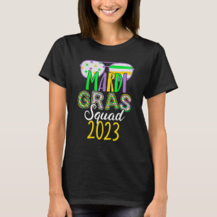 Mardi Gras Squad Matching Family Group 2023 New el T Shirt