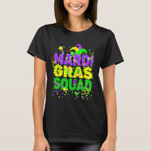Mardi Gras Squad Party Costume Outfit - Funny Mard T Shirt