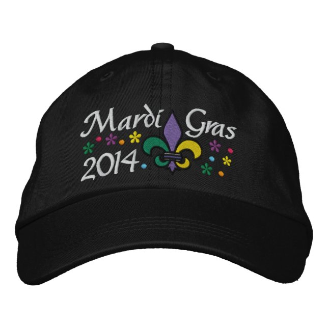 Mardi Gras - SRF Broderad Keps (Framsida)