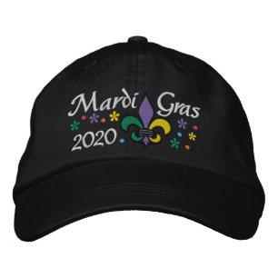 Mardi Gras - SRF Broderad Keps
