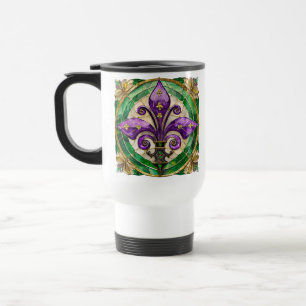Mardi Gras Stached Glass Fleur de lis Resemugg