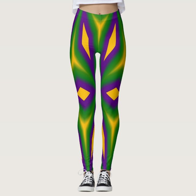 Mardi Gras Star Leggings (Framsida)