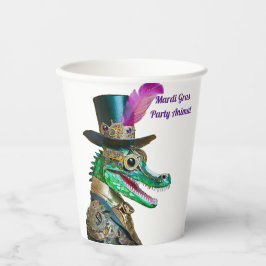 Mardi Gras Steampunk Party Djur Alligator