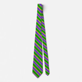 Mardi Gras Stripe Neck Tie Slips