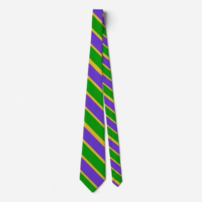 Mardi Gras Striped Tie Slips (Framsida)