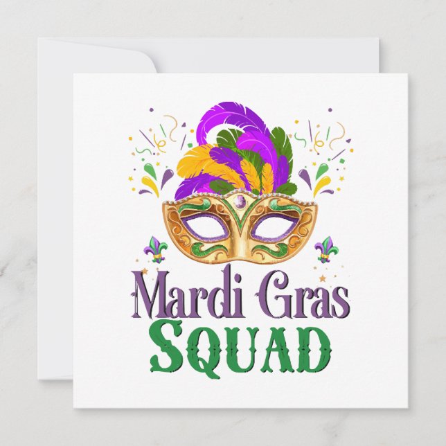 Mardi Gras-styrkan (Framsida)