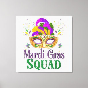 Mardi Gras-styrkan Canvastryck