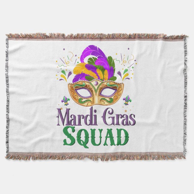 Mardi Gras-styrkan Filt (Framsidan)