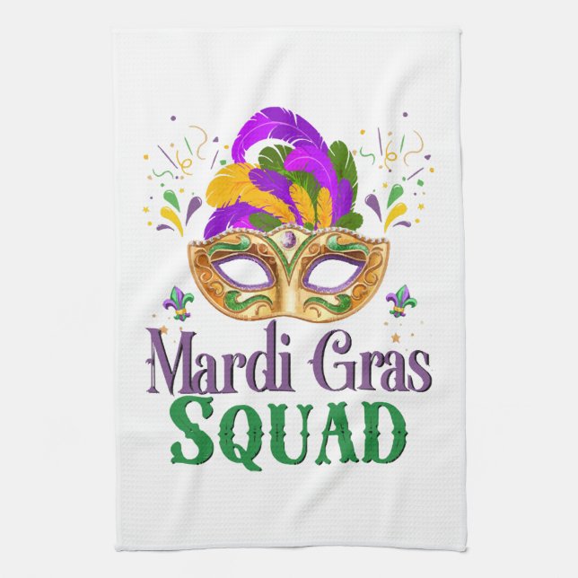Mardi Gras-styrkan Kökshandduk (Vertikal)