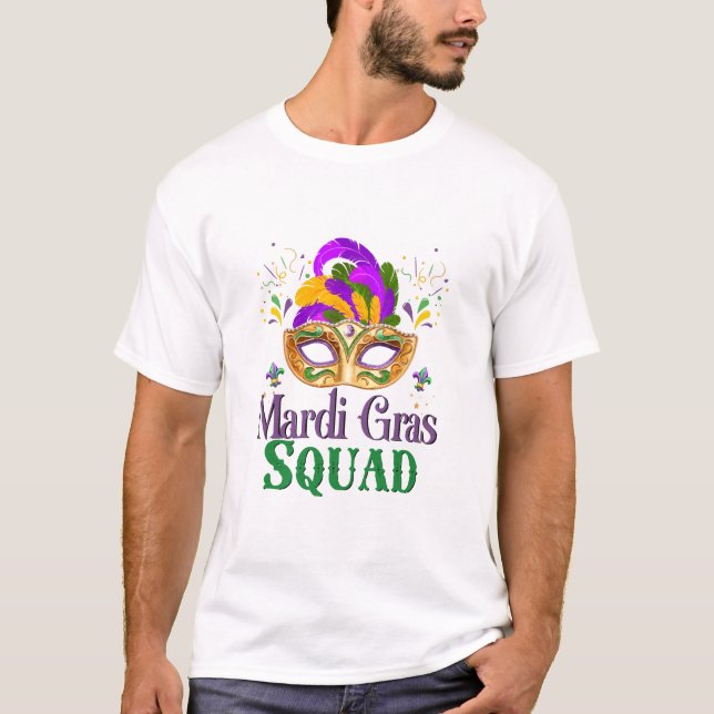 Mardi Gras-styrkan T Shirt (Framsida)
