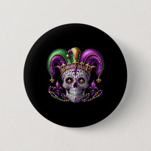 Mardi Gras Sugar Skull Outfit Costume Manar Women Knapp