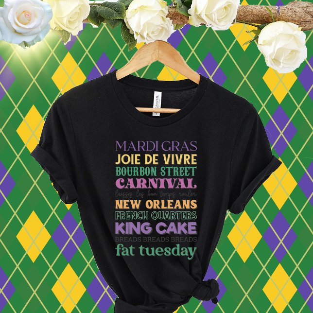 Mardi Gras Sutay-Joie De Vivre-Bourbon Street T Shirt (Skapare uppladdad)