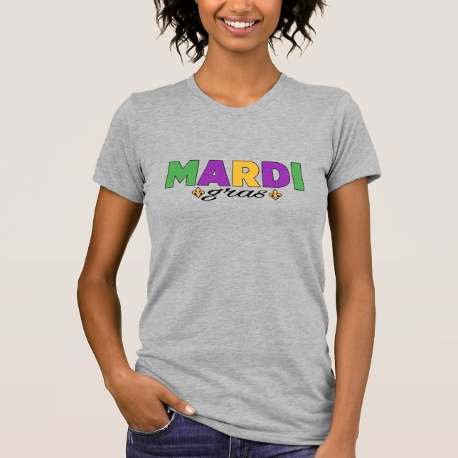 Mardi Gras! T Shirt (Framsida)