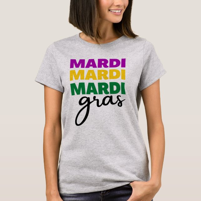 Mardi Gras T Shirt (Framsida)