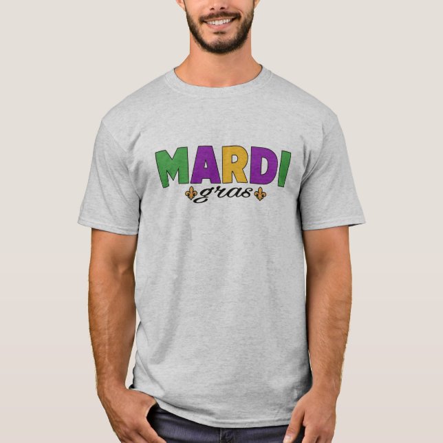 Mardi Gras! T Shirt (Framsida)