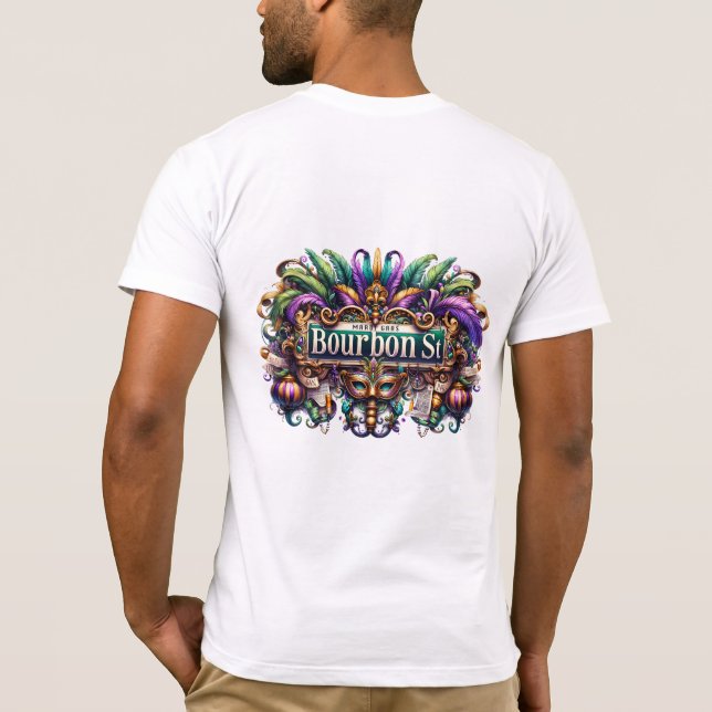 Mardi Gras T-Shirtor T Shirt (Baksida)