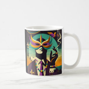 Mardi Gras the Smoking Man Kaffemugg