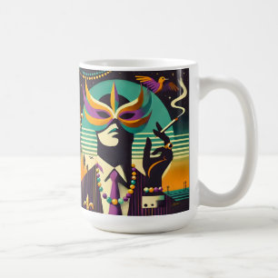 Mardi Gras the Smoking Man Kaffemugg