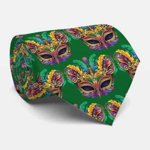 Mardi Gras Tie-rrific Masquerad Slips