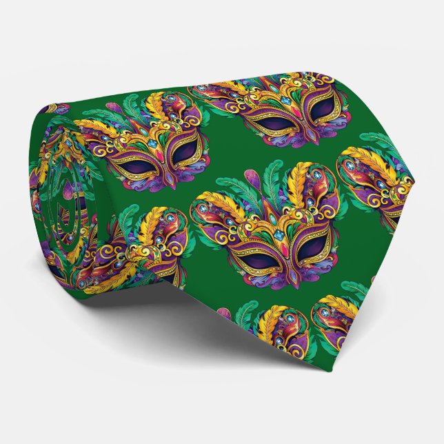 Mardi Gras Tie-rrific Masquerad Slips (Rullad)