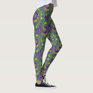 Mardi Gras Tiefärg Leggings