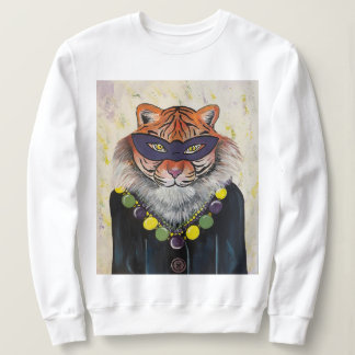 Mardi Gras Tiger Sweatshirt T Shirt