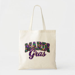 Mardi Gras Tote Bag – Classic Carnival Party Bag Tygkasse