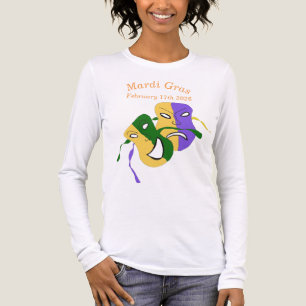 Mardi Gras Tragedi Komedi Mask T Shirt
