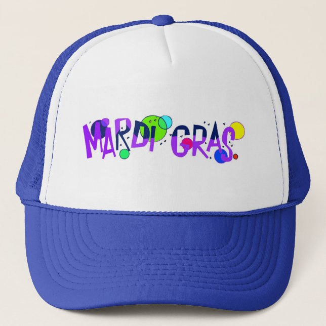 Mardi Gras Truckerkeps (Framsida)