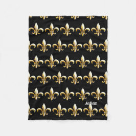 Mardi Gras Ull Lap Blanket för rullstol Fleecefilt