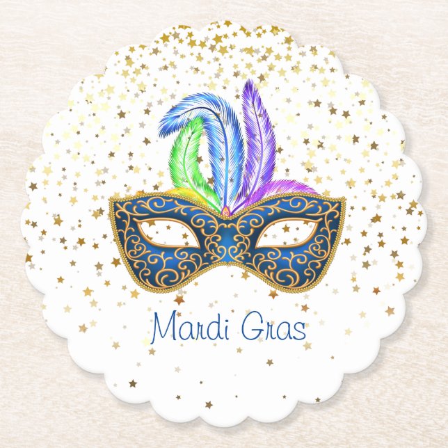 Mardi Gras Underlägg Papper (Framsida)