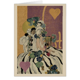 Mardi Gras Valentine par Hälsningskort