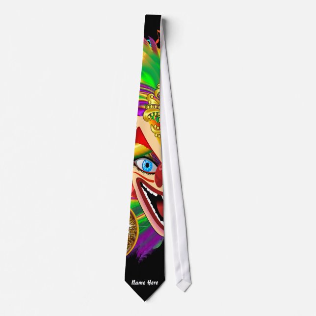Mardi Gras Vild och Crazy Ties View-anteckningar,  Slips (Framsida)