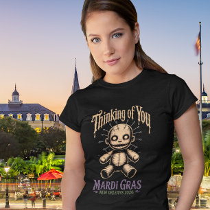 Mardi Gras Voodoo Thinking of You T-shirt