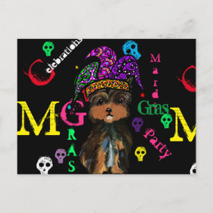 Mardi GRAS Vykort