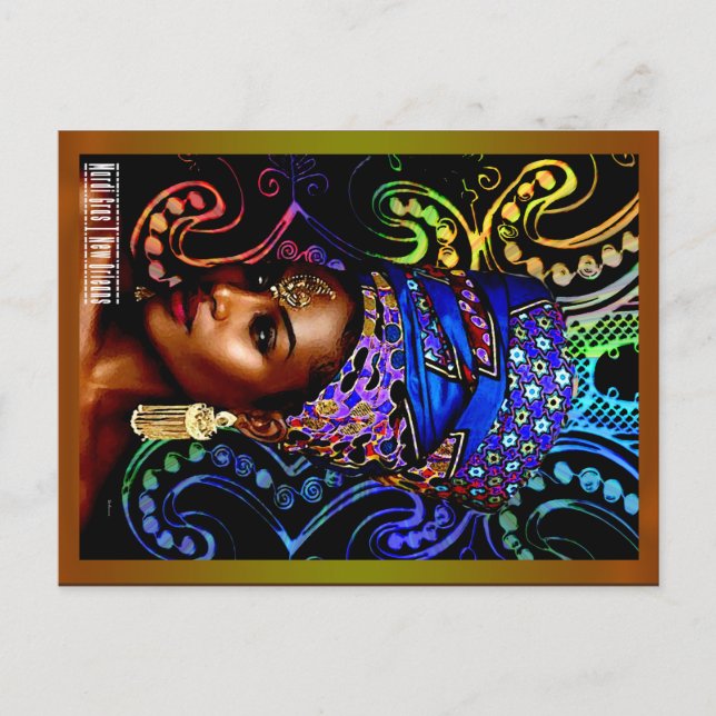 Mardi Gras Vykort (Framsida)