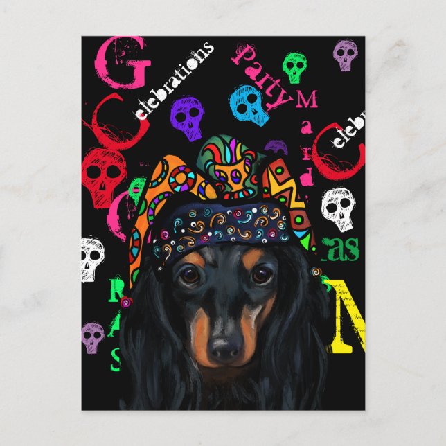 Mardi GRAS Vykort (Framsida)