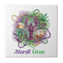 Mardi Gras Watercolorfirande 