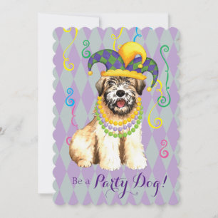 Mardi Gras Wheaten Inbjudningar